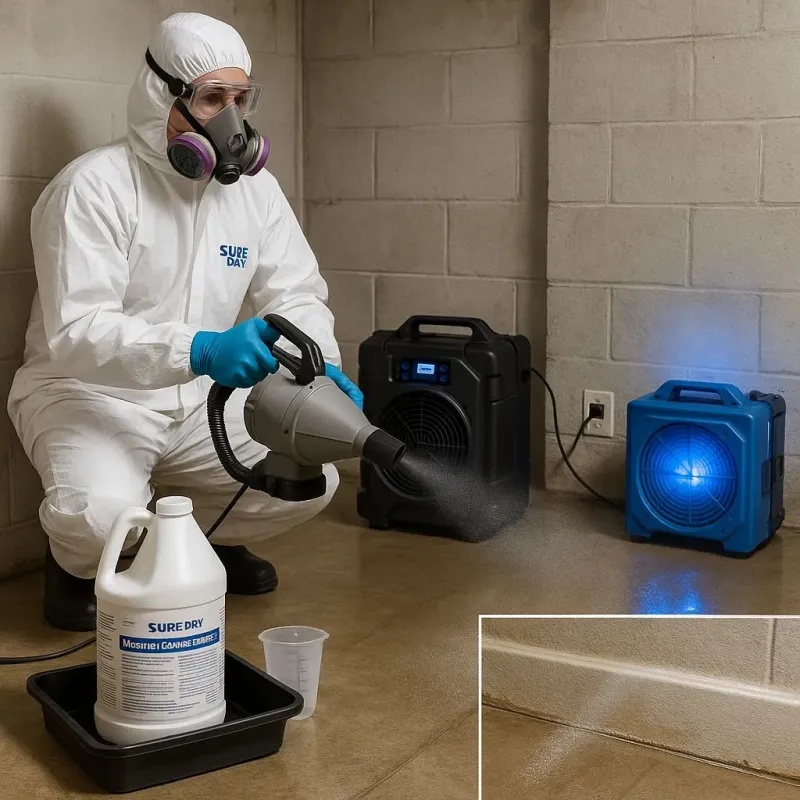 Sanitization and Odor Removal process in Gold River, CA